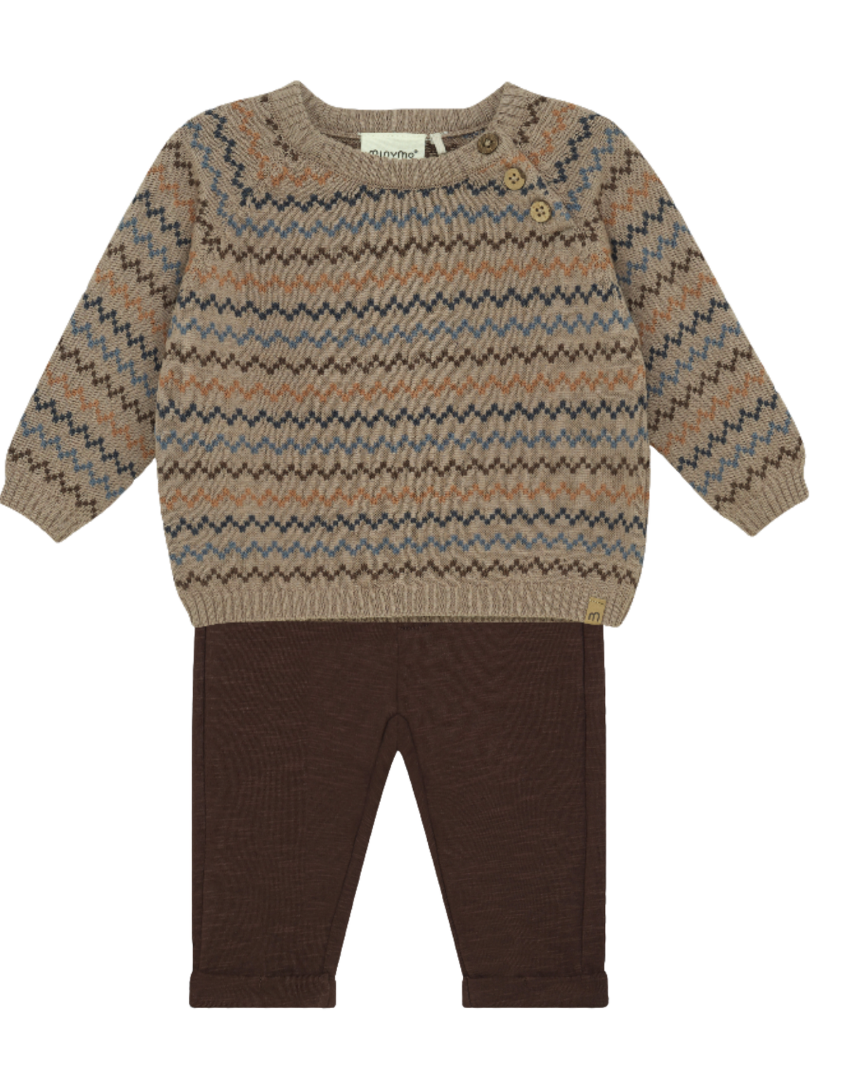 Long Sleeve Knit Sweater & Pant Set // Fungi