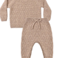Knit Sweater Set // Heathered Almond