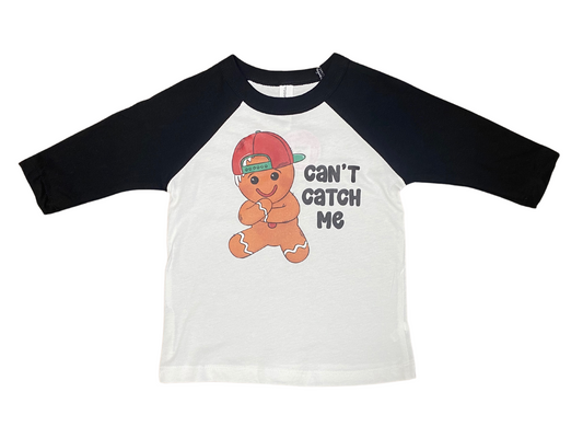 "Can't Catch Me" Baseball T-Shirt