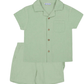 Light green shirt and shorts set 
