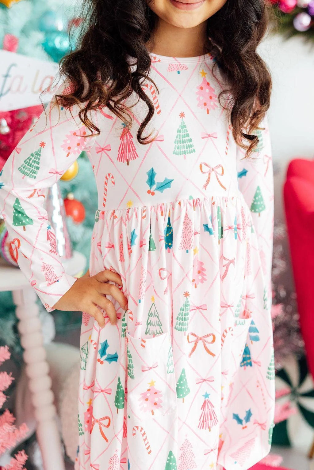 Very Merry Pocket Twirl Dress