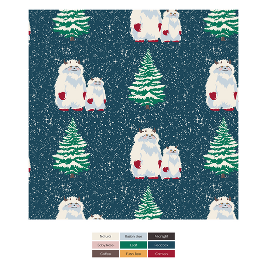 Peacock Yeti Footie