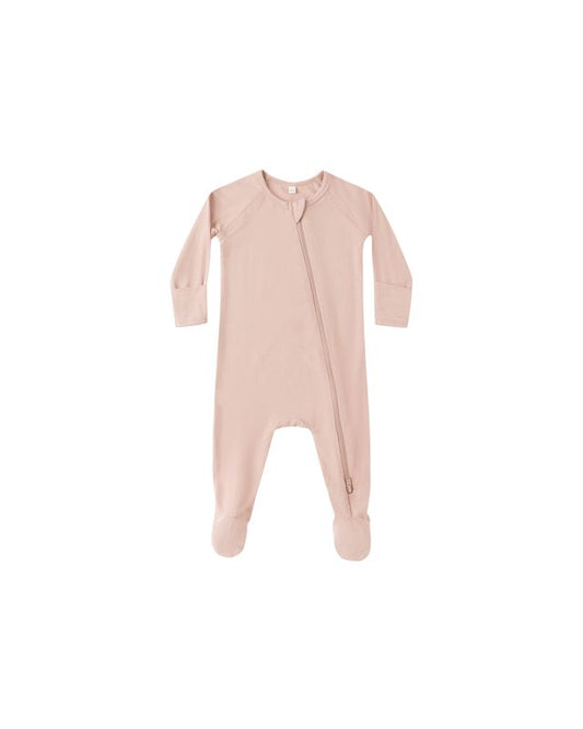 Bamboo Footie // Rose