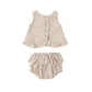 Ruffled Tulip Top + Bloomer Set // Dahlia
