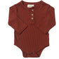 Aynor Rib Onesie // Rust