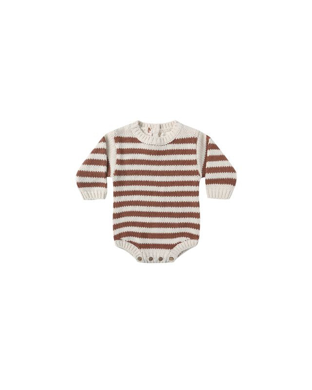 Rex Romper // Cedar Stripe