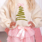 Coquette Christmas Tree Knit Sweater