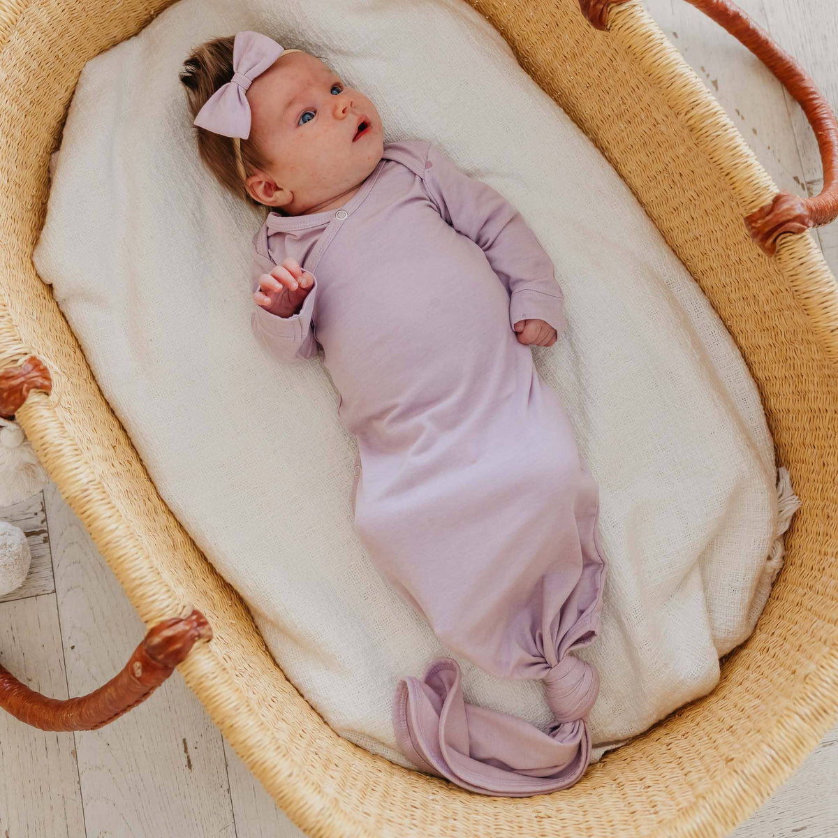 Newborn Knotted Gown // Lily