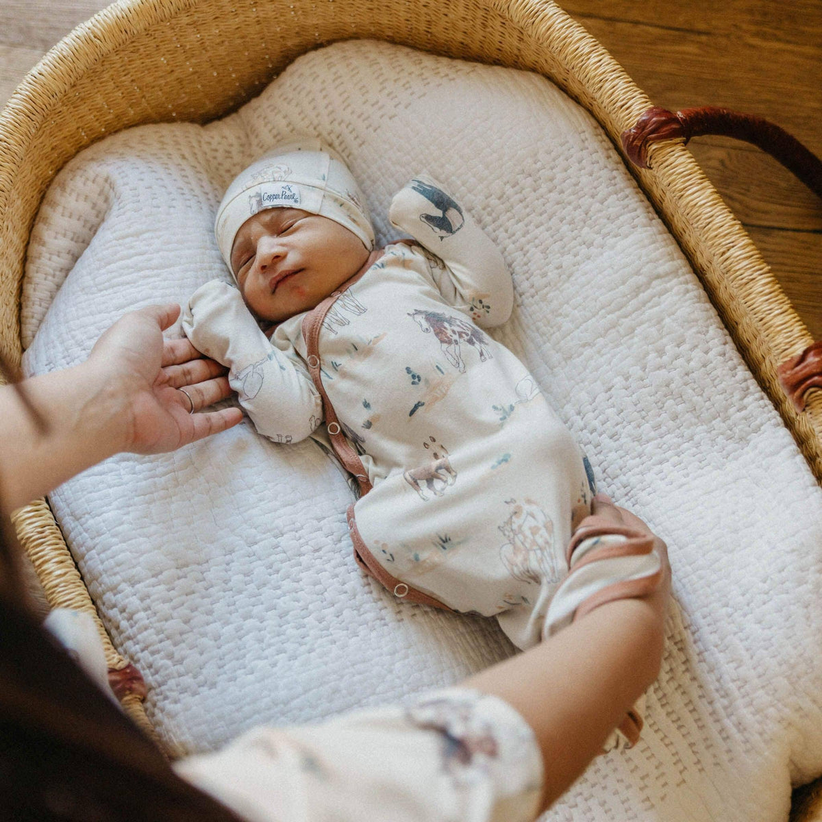 Newborn Knotted Gown // Montana