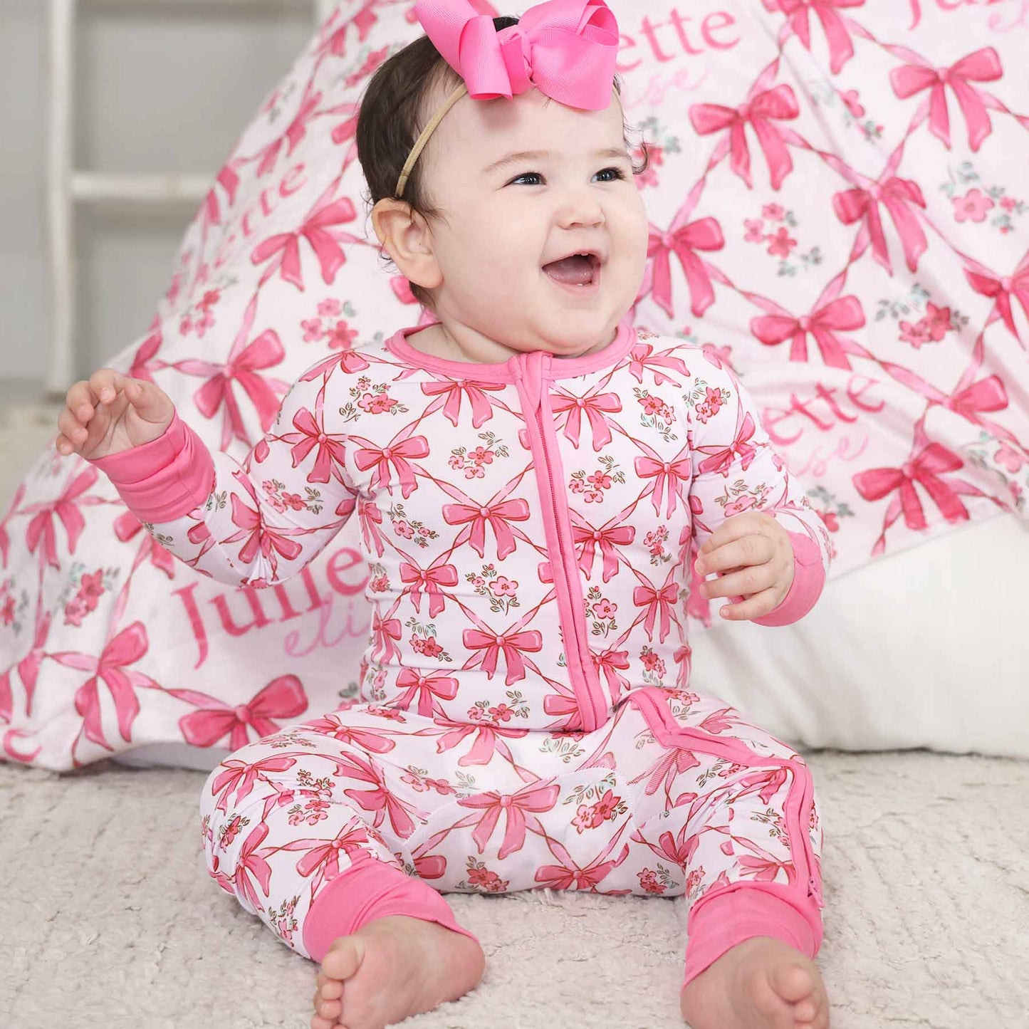 Bow Besties Convertible Zip Romper