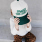 Praise the Lord Christian KIDS Hat - Dark Green & Off-White
