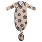 Newborn Knotted Gown // Gemma In Tan