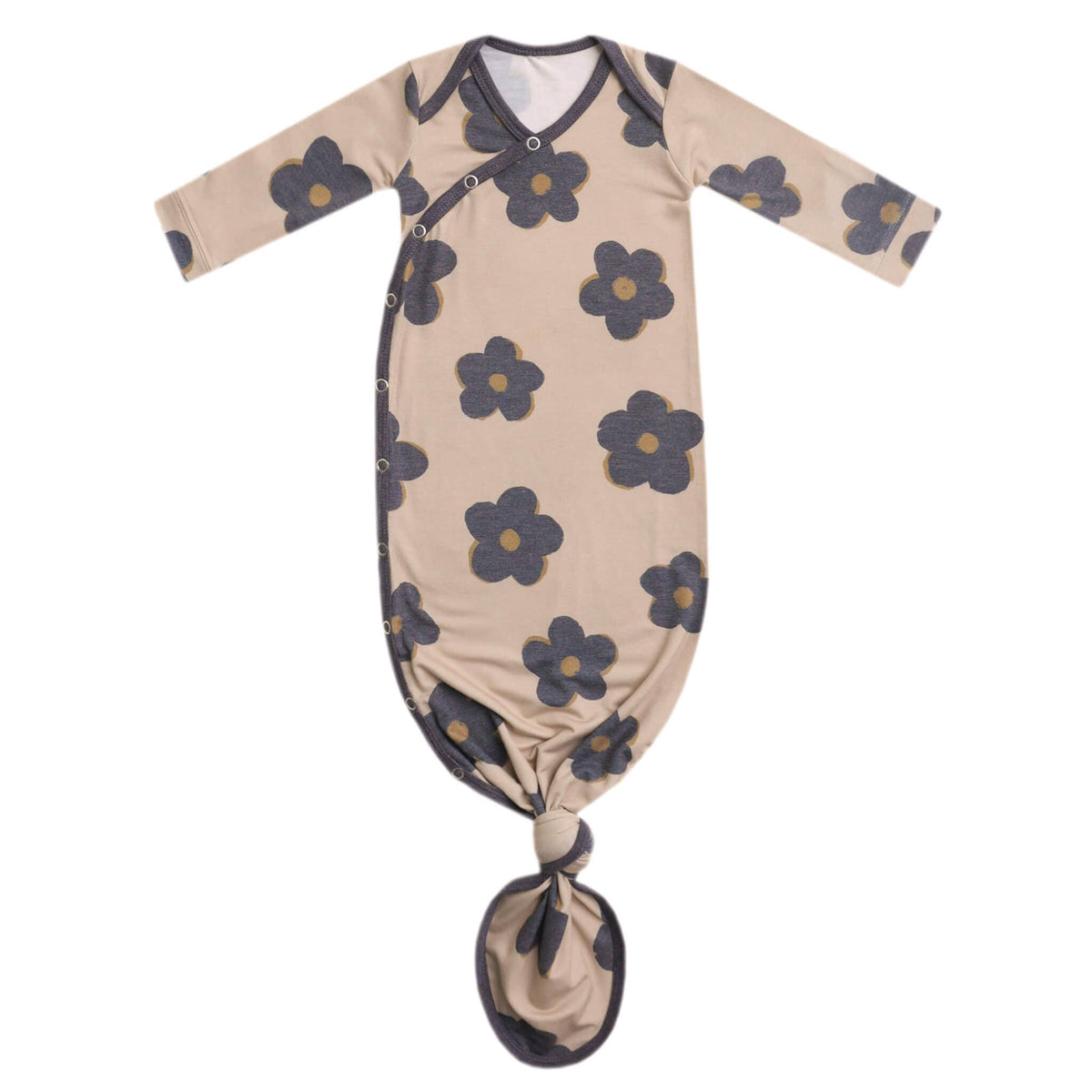 Newborn Knotted Gown // Gemma In Tan