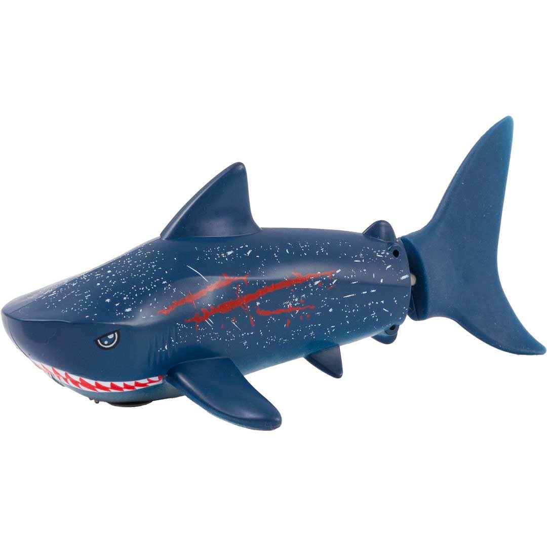 Blue toy shark 