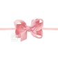 1/4" NYLON PANTYHOSE HEADBAND W/SIGNATURE GROSGRAIN BOW