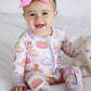 Convertible Zip Romper | Poolside Pups Pink