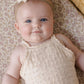 Annie Knit Romper // Ecru