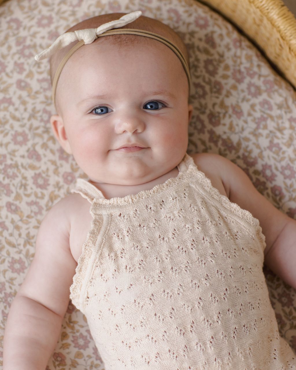 Annie Knit Romper // Ecru