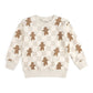 Gingerbread Checkered Sweatshirt