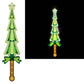 Decorative Christmas tree-shaped light-up wand 