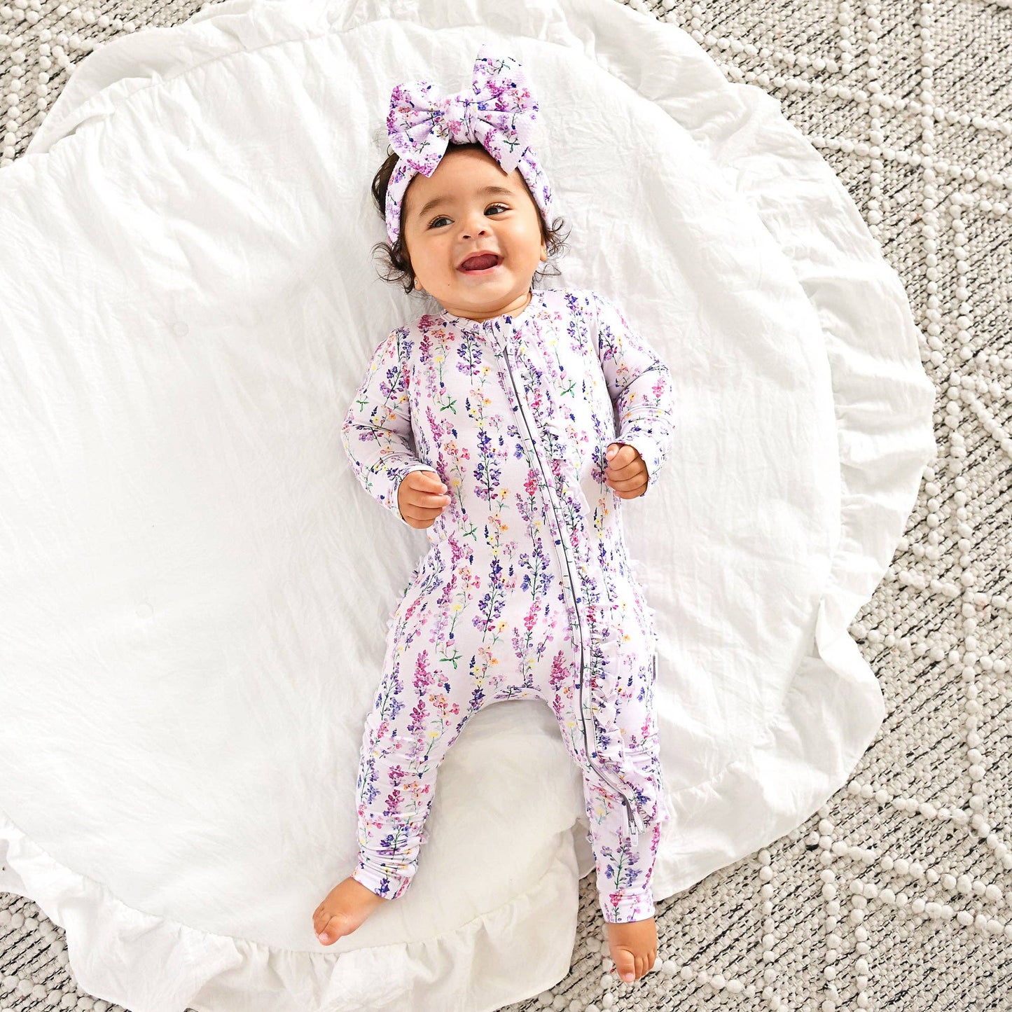 Avani Ruffle Zip Bamboo One Piece