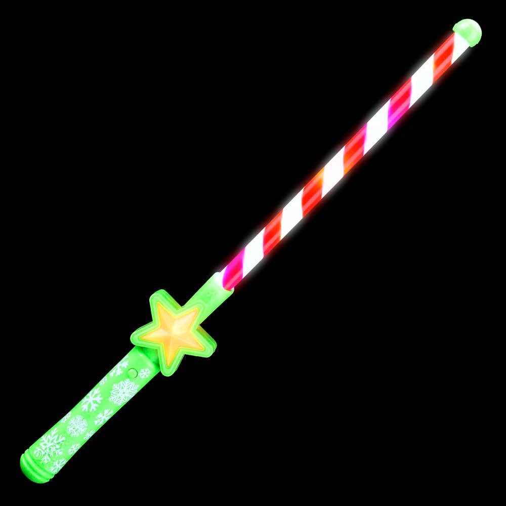 Light-Up Christmas Theme Wand