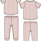 S/S Loungewear Set // Antoinette Stripe