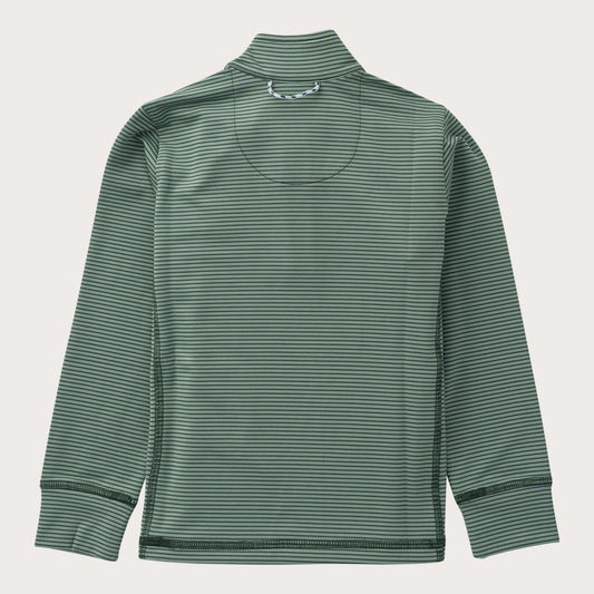 Green Stripe Performance 1/4 Zip