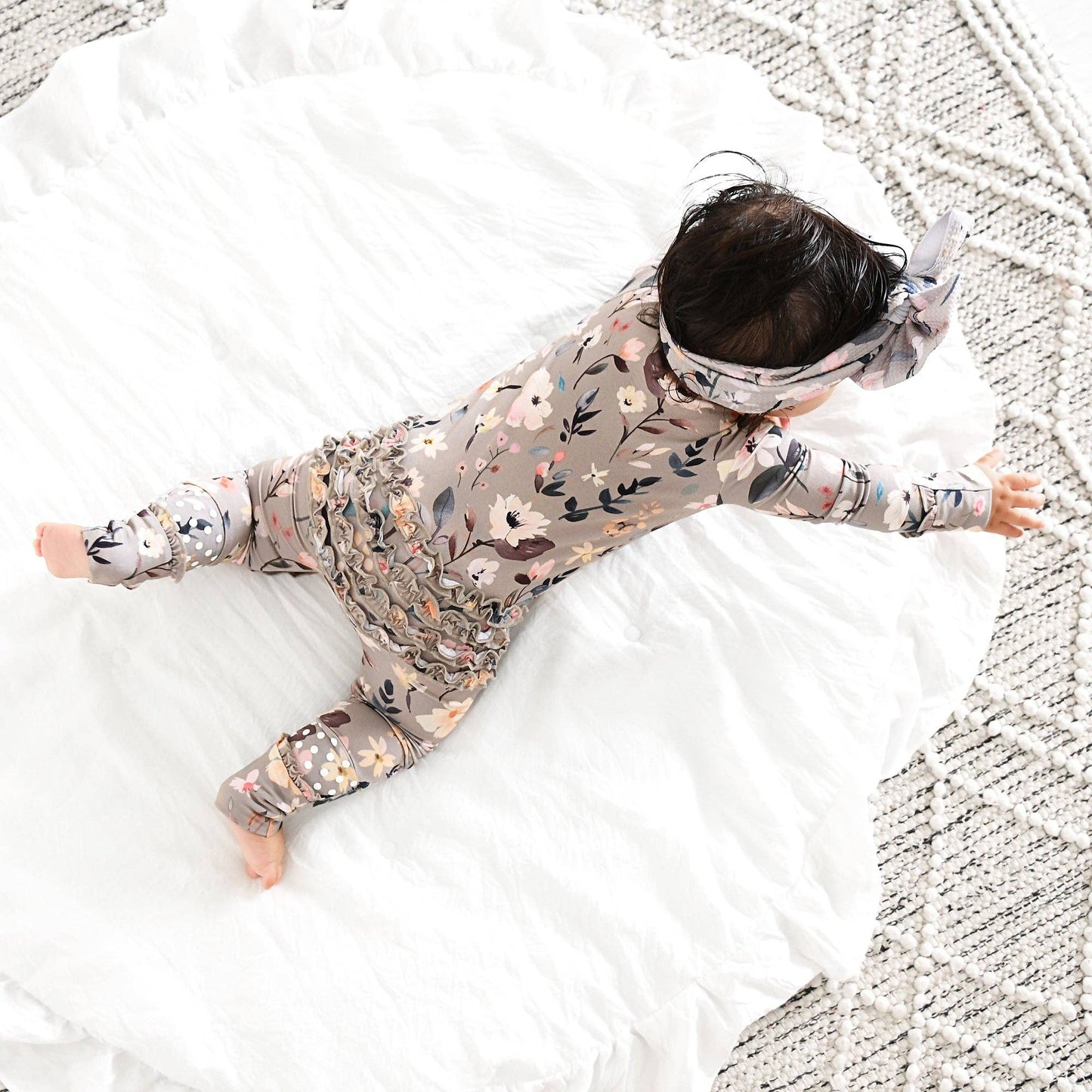 Tatum Ruffle Zip Bamboo One Piece