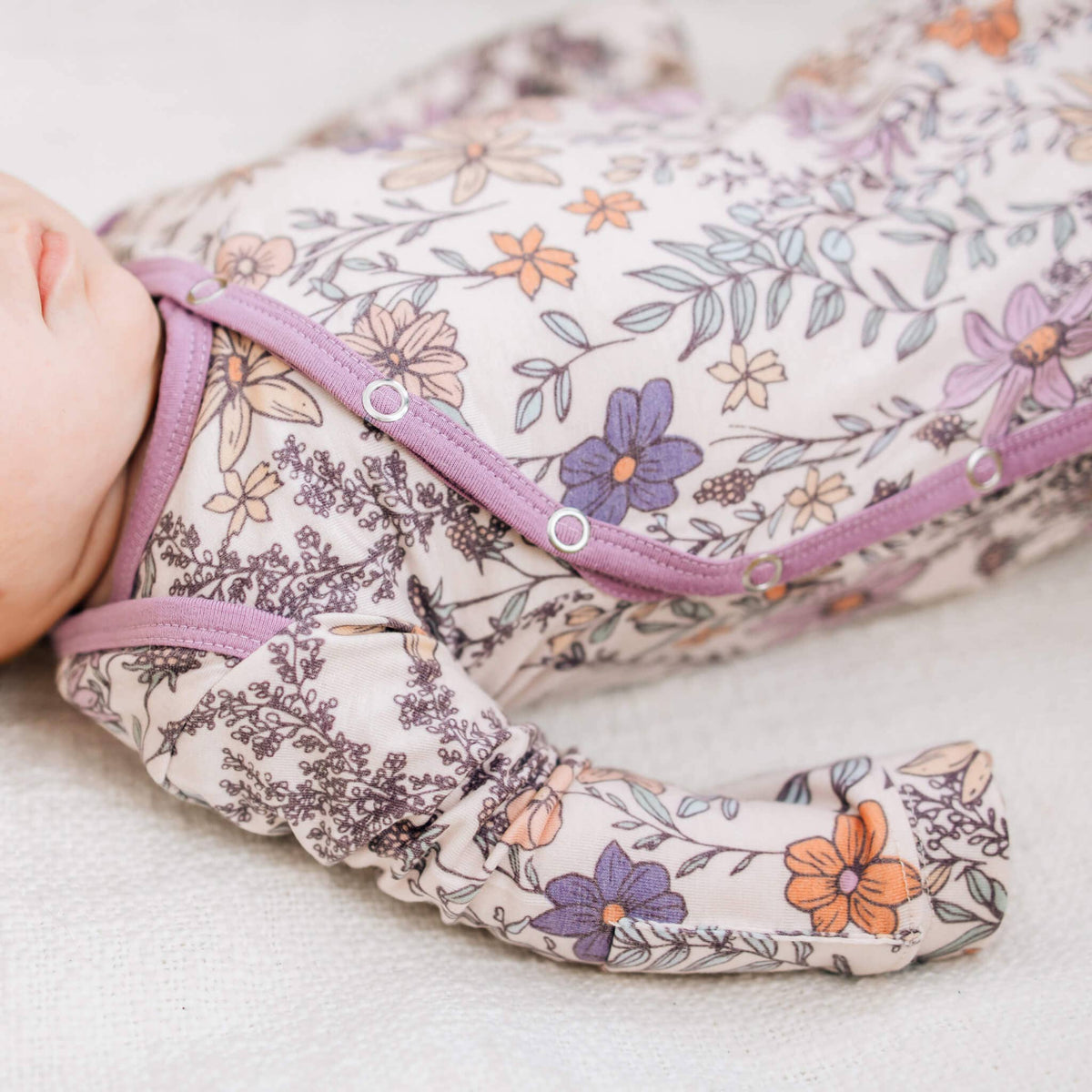 Newborn Knotted Gown // Flora