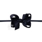 1/4" NYLON PANTYHOSE HEADBAND W/SIGNATURE GROSGRAIN BOW