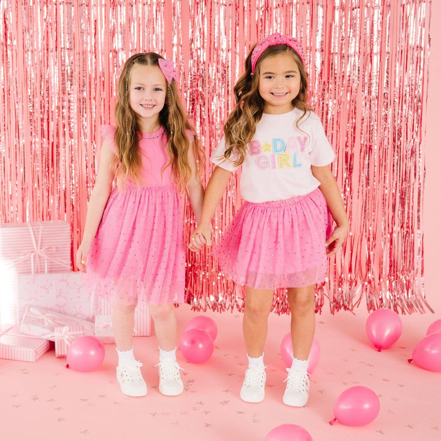 Raspberry Rhinestone Headband - Kids Hair Accessories