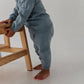 Soft Knit Baby Set // Slate