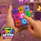 Light-Up Fidget LED Keypad Keychain Toy