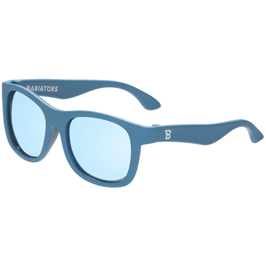 Midnight Blue Polarized Kid Sunglasses with Mirrored Lens
