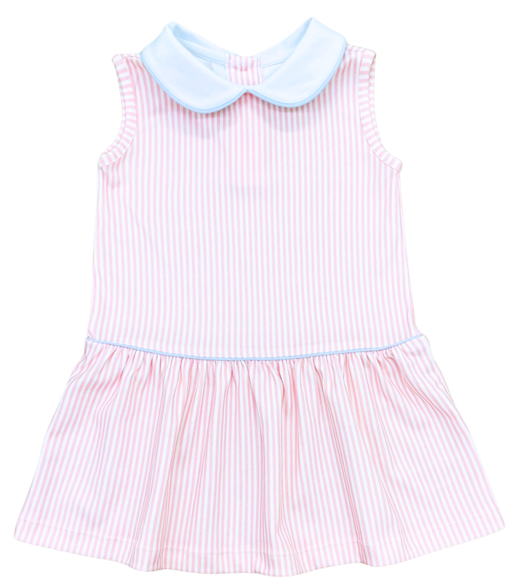 Birdie Dress Sugar Stipe