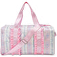 Floral Stripes Duffel Bag