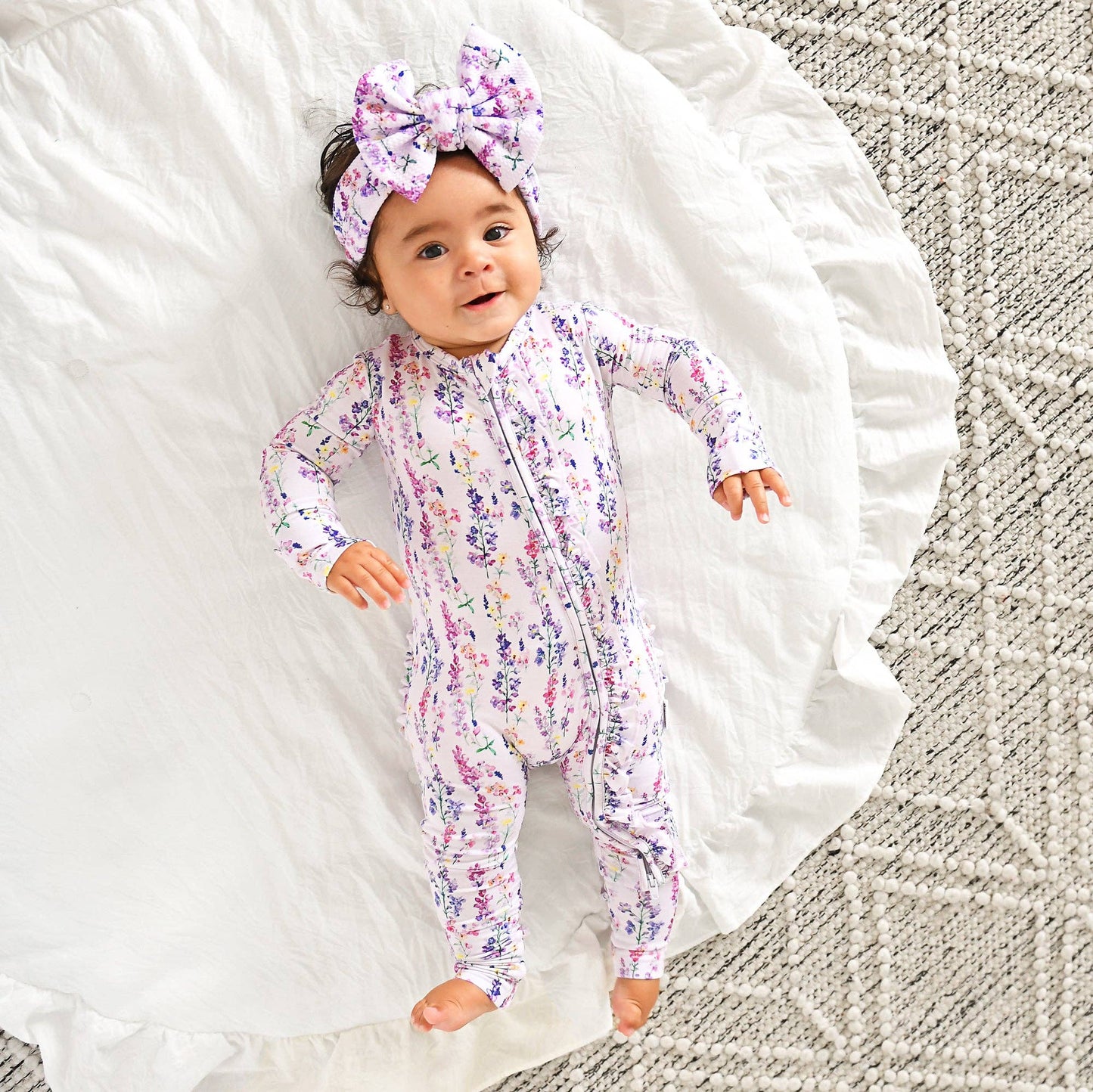 Avani Ruffle Zip Bamboo One Piece