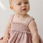 Mae Smocked Top + Bloomer Set // Mauve