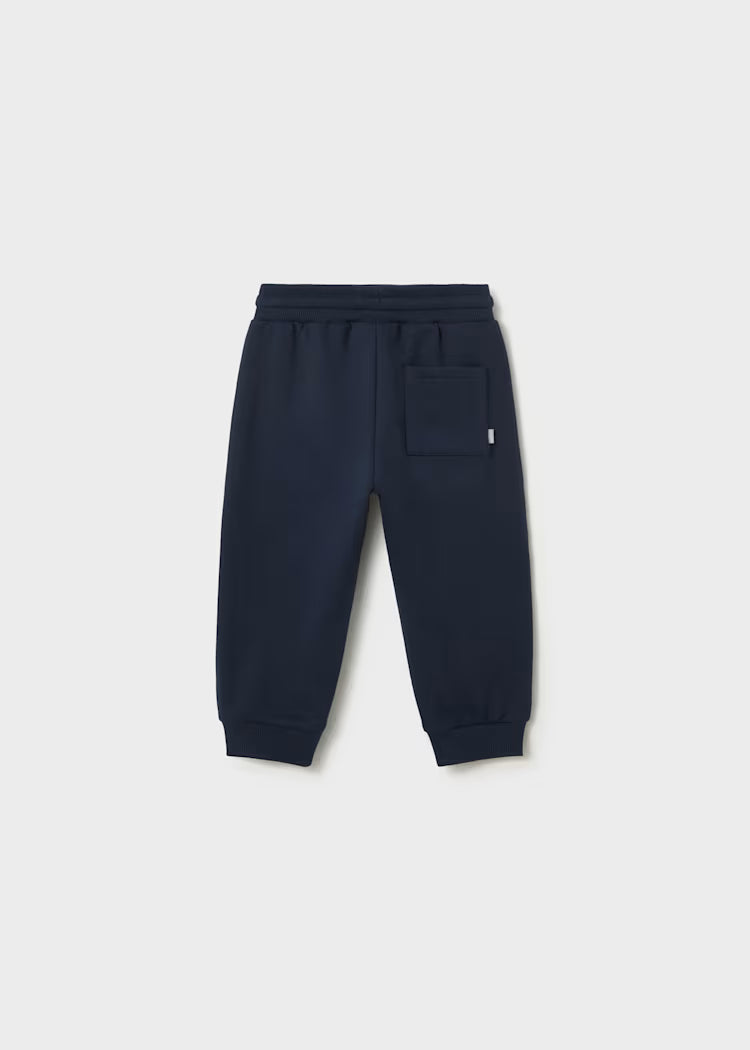 Basic Cuffed Sleeve Joggers // Navy // 704-55