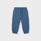 Basic Cuffed Sleeve Joggers // Indigo // 704-51