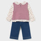 Floral 3 Pc Pant Set // 2536-16