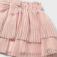 Blush Tiered Sparkle Skirt