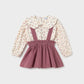 Skirt Set with Suspenders // 2950-40