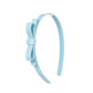 Light blue headband with a bow 