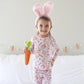 Hoppy Spring Two Piece Pajama Set | Pink