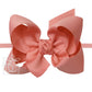 1/4" NYLON PANTYHOSE HEADBAND W/SIGNATURE GROSGRAIN BOW