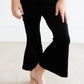 Black Velvet Bell Bottom Pants
