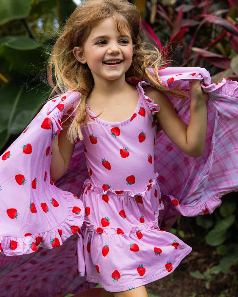 Hadley Twirl Dress // Strawberry