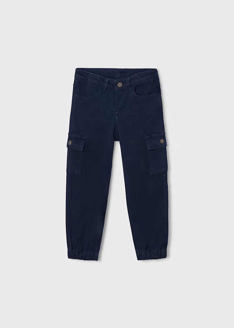 Structured Cargo Pants // Navy 4509-52